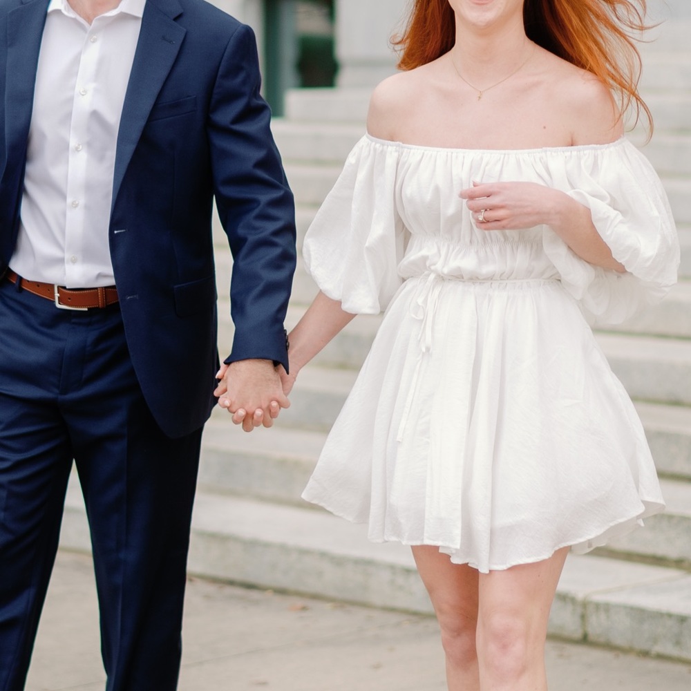 White Tiered Dress - Amabella Dress